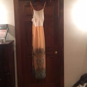 Cross Back maxi dress